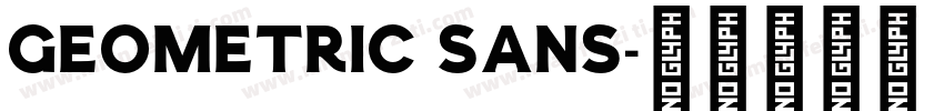 Geometric sans字体转换